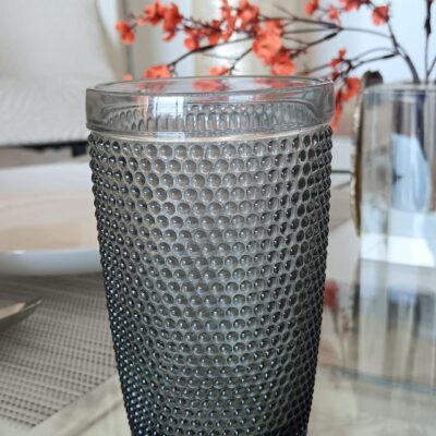 Vaso L Punto Cinza