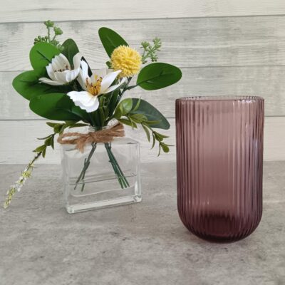 Vaso L Stripes Rose