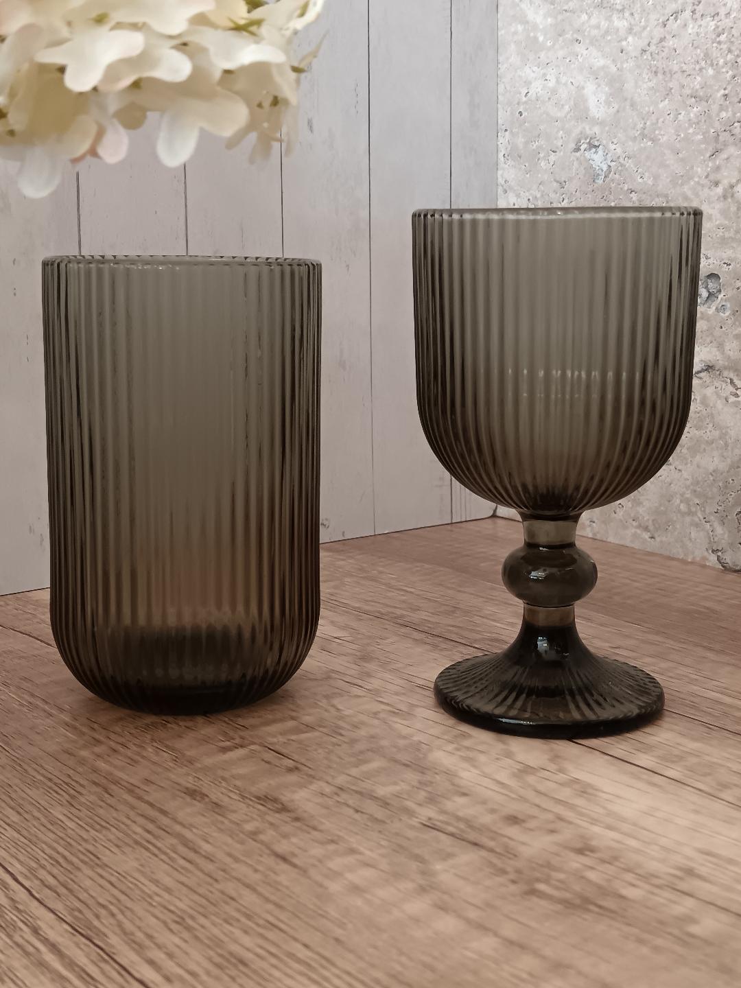 Vaso L Stripes Cinza - Imagen 2