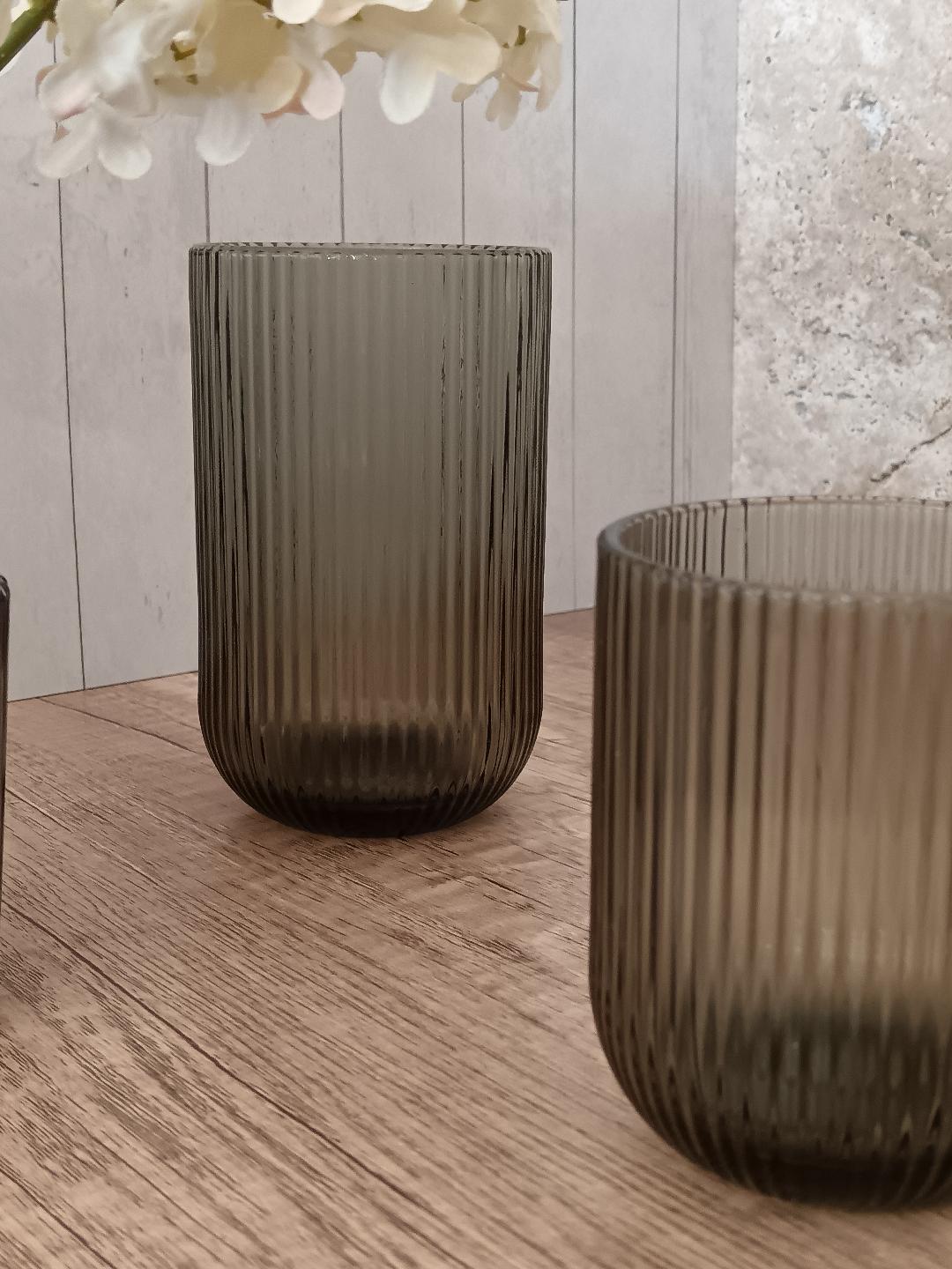Vaso L Stripes Cinza - Imagen 3