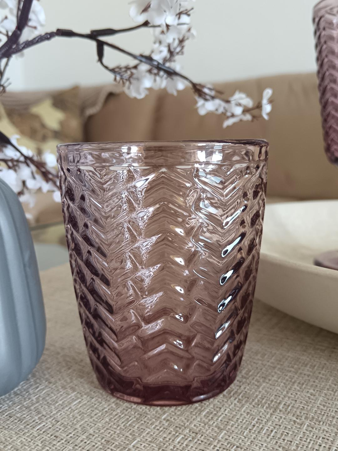 Vaso S Chevron Rose - Imagen 2