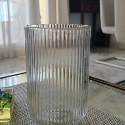 Vaso L Stripes Clear