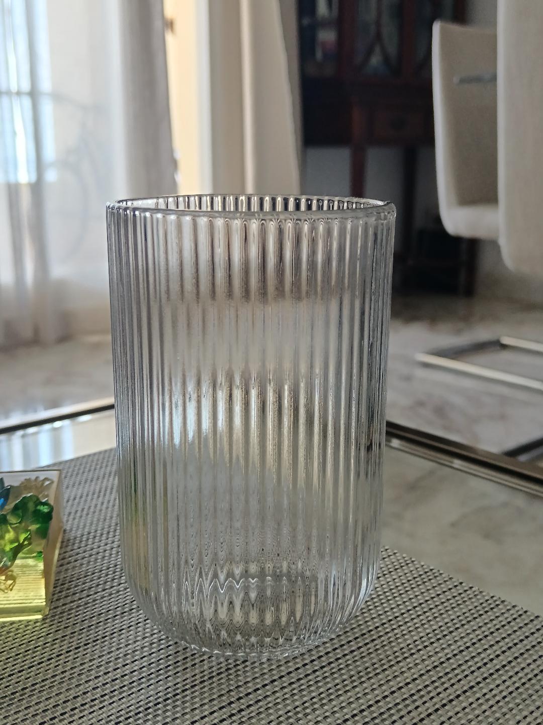 Vaso L Stripes Clear