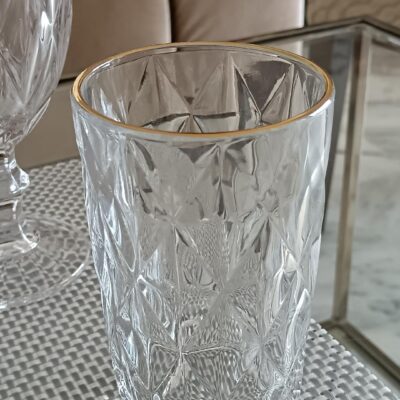 Vaso L Ice Clear/Gold