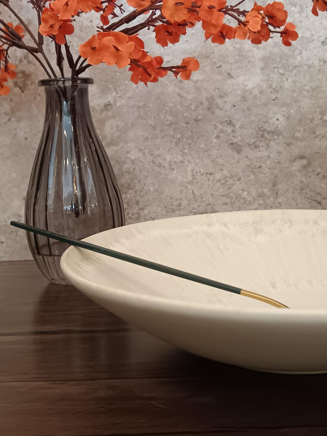 Plato Terra Beige Hondo - Imagen 2