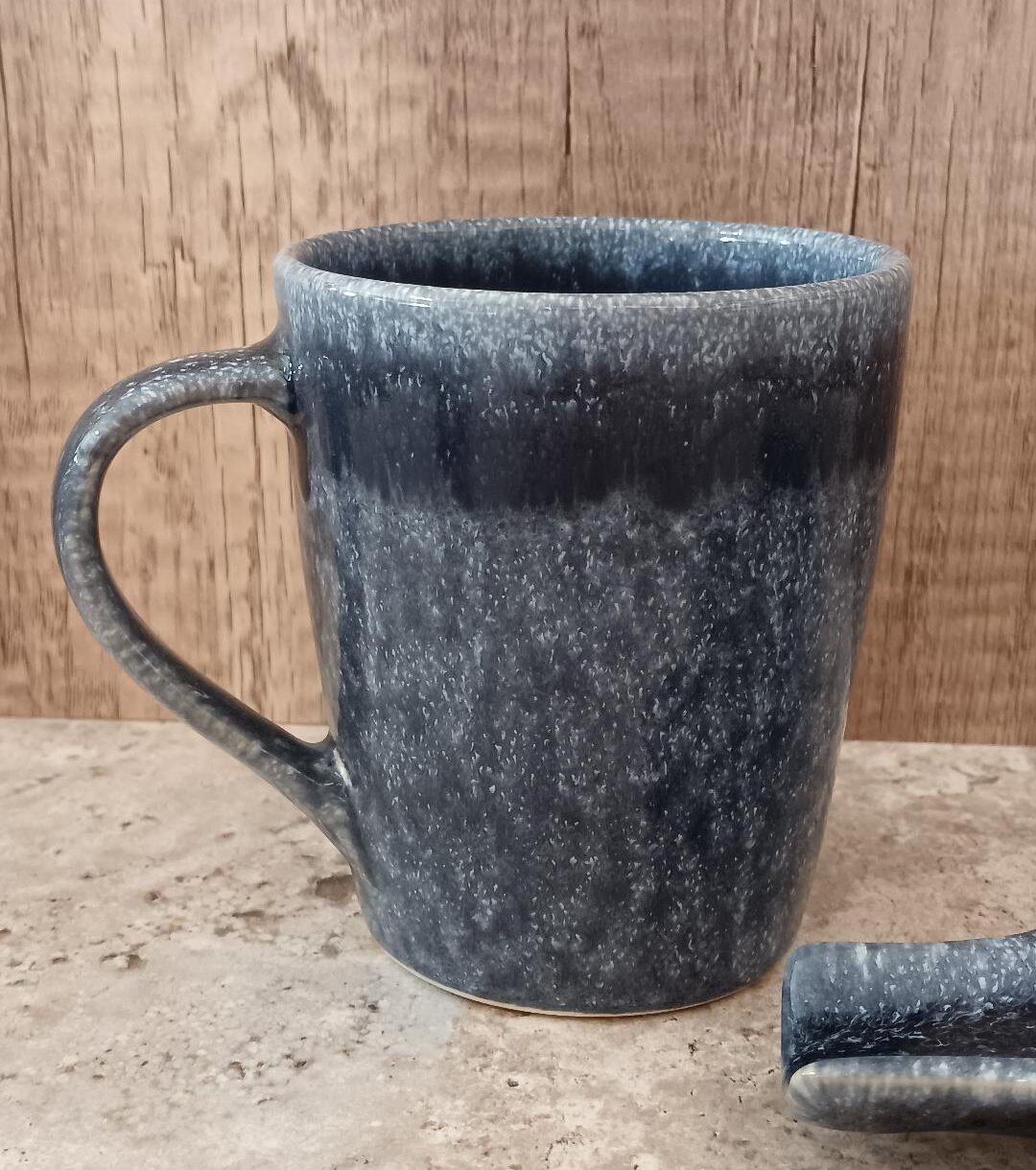 Taza Celestial Marble Blue